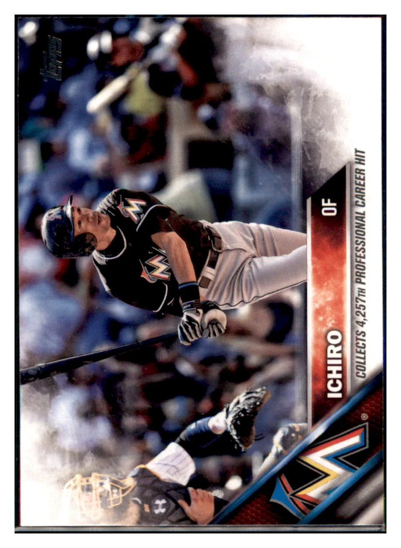 Ichiro Miami Marlins 2016 Topps Update #US260 Baseball Card MATV3