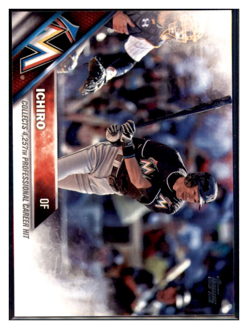 Ichiro Miami Marlins 2016 Topps #US260 Update Baseball Card MATV4