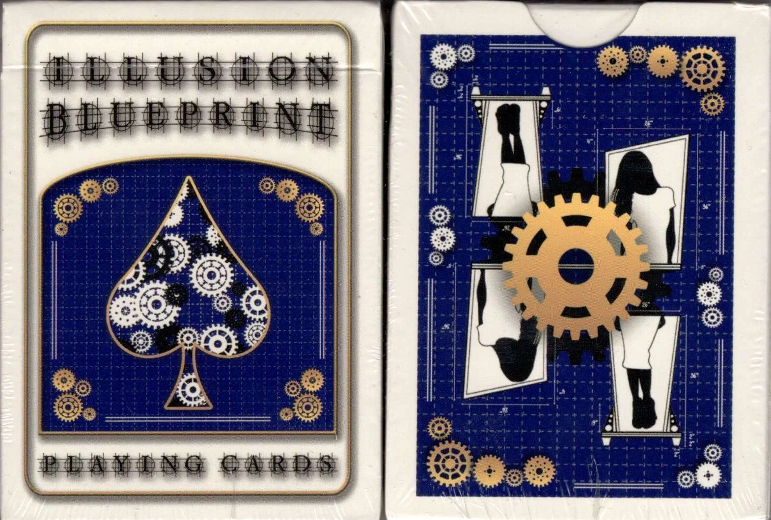 Illusion Blueprint Playing Cards