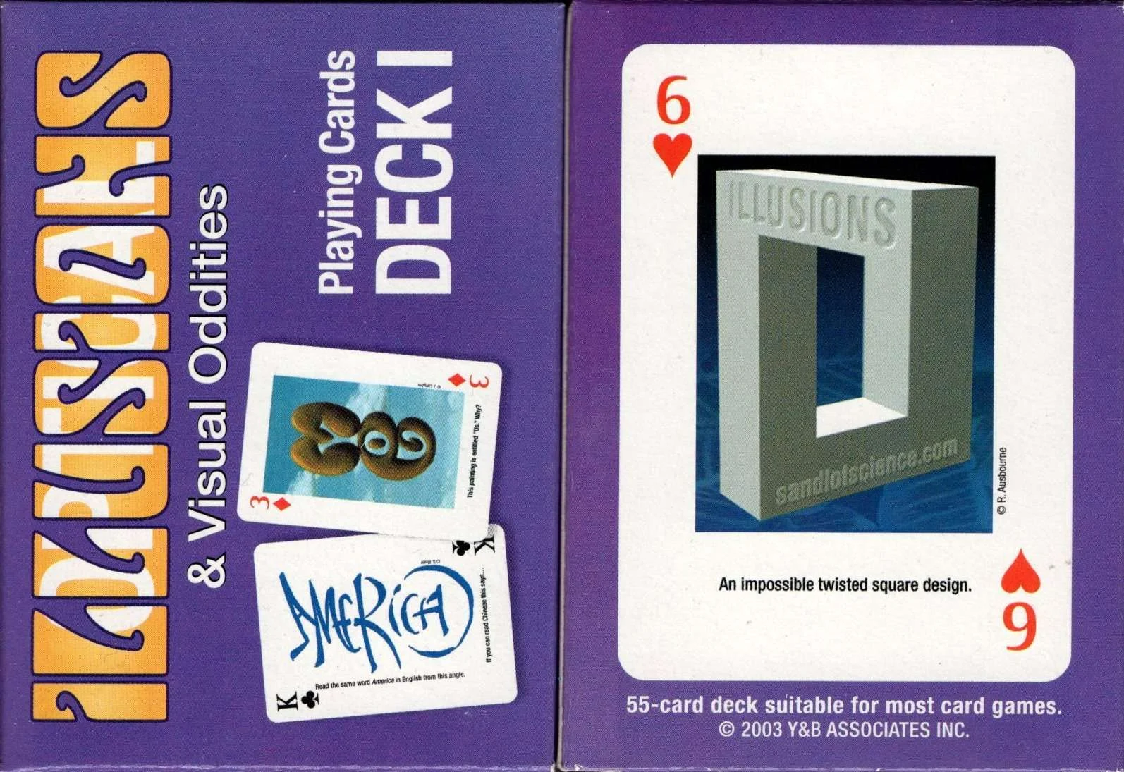 Illusions & Visual Oddities #1 Playing Cards USGS