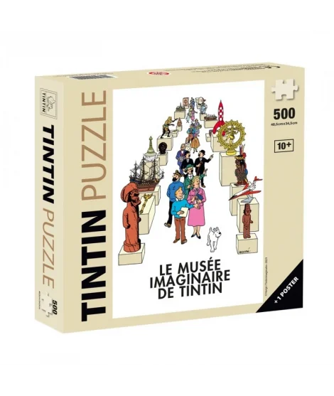 Imaginary Museum Tintin Puzzle (500 Pieces)