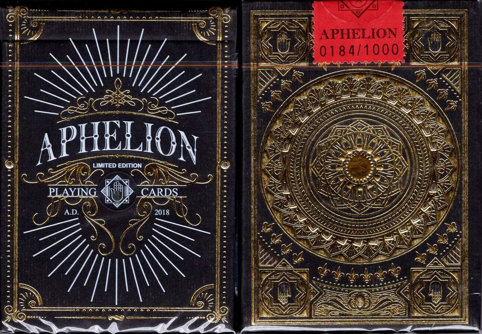 Aphelion Black Playing Cards LPCC