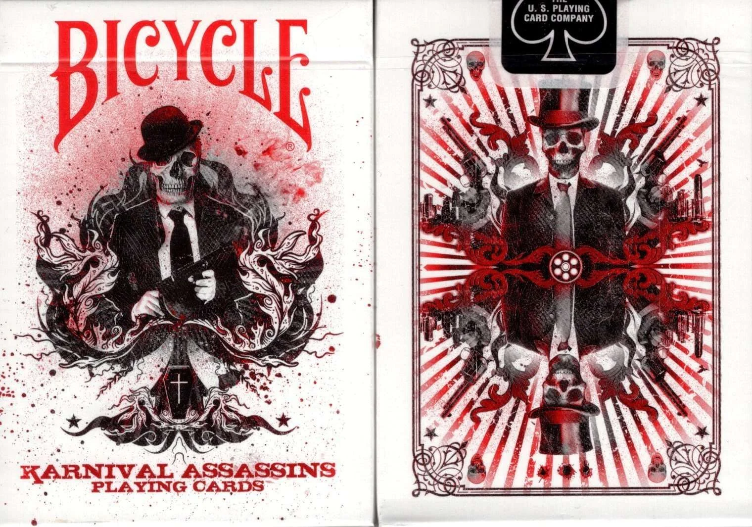 Karnival Assassins Red Bicycle Playing Cards