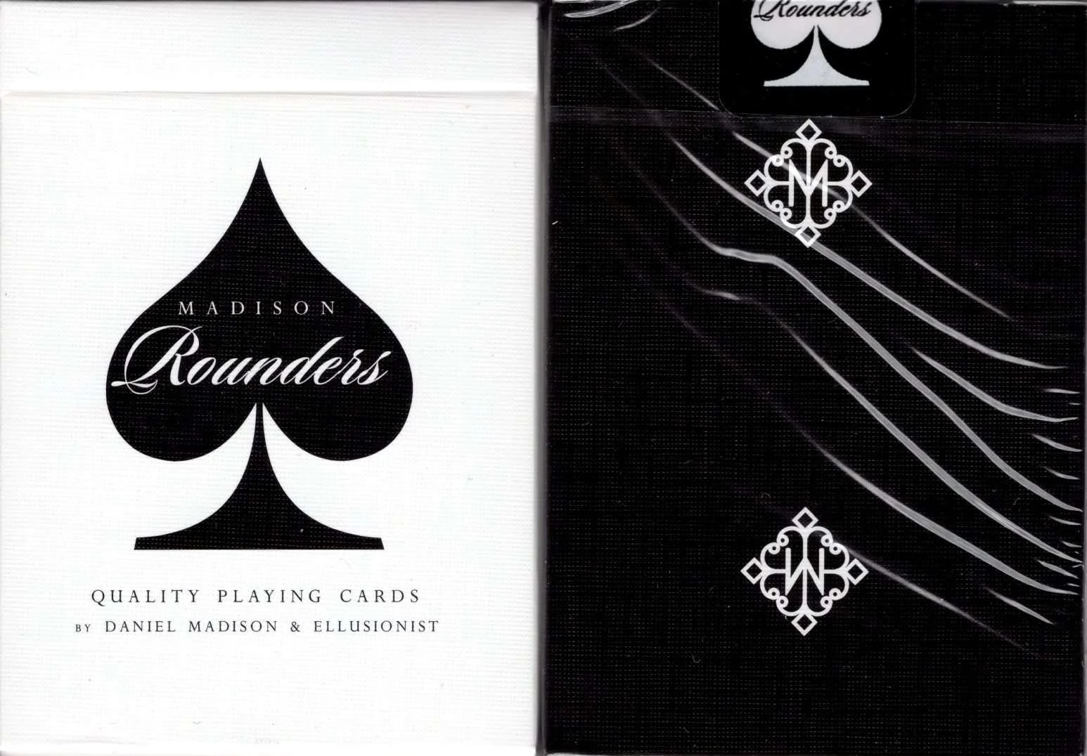 Madison Rounders Black Playing Cards USPCC