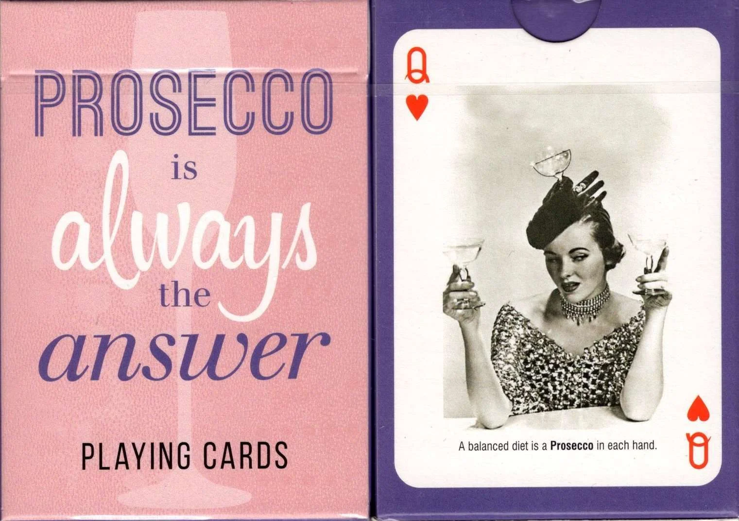 Prosecco is Always the Answer Playing Cards Piatnik