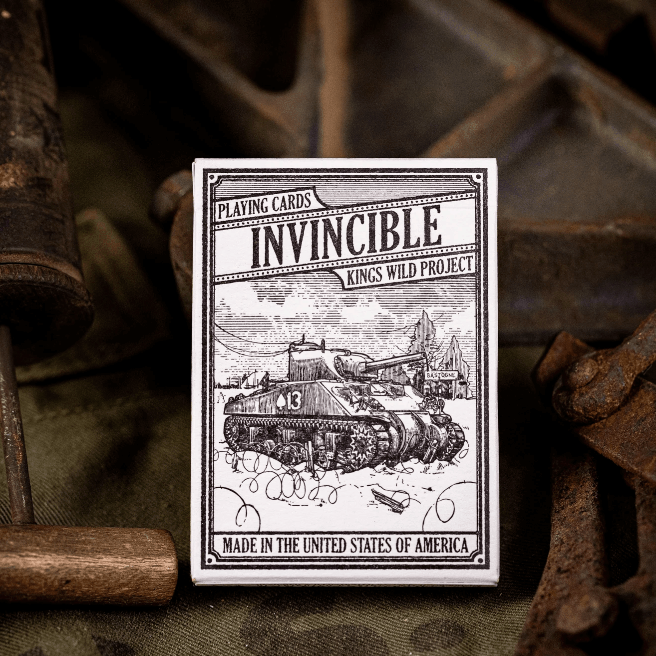 Invincible - Sherman Tank Playing Cards