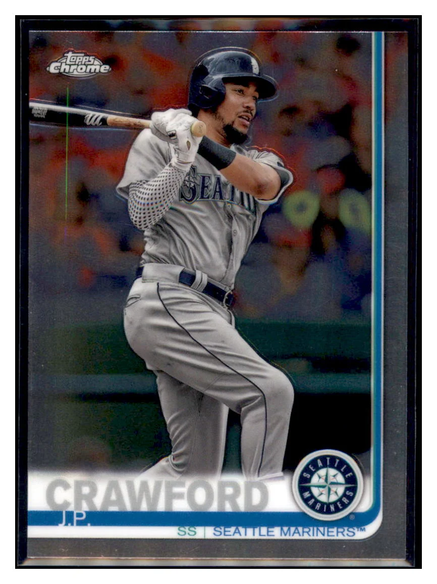 J.P. Crawford 2019 Topps Chrome Seattle Mariners #15 Baseball Card DBT1A