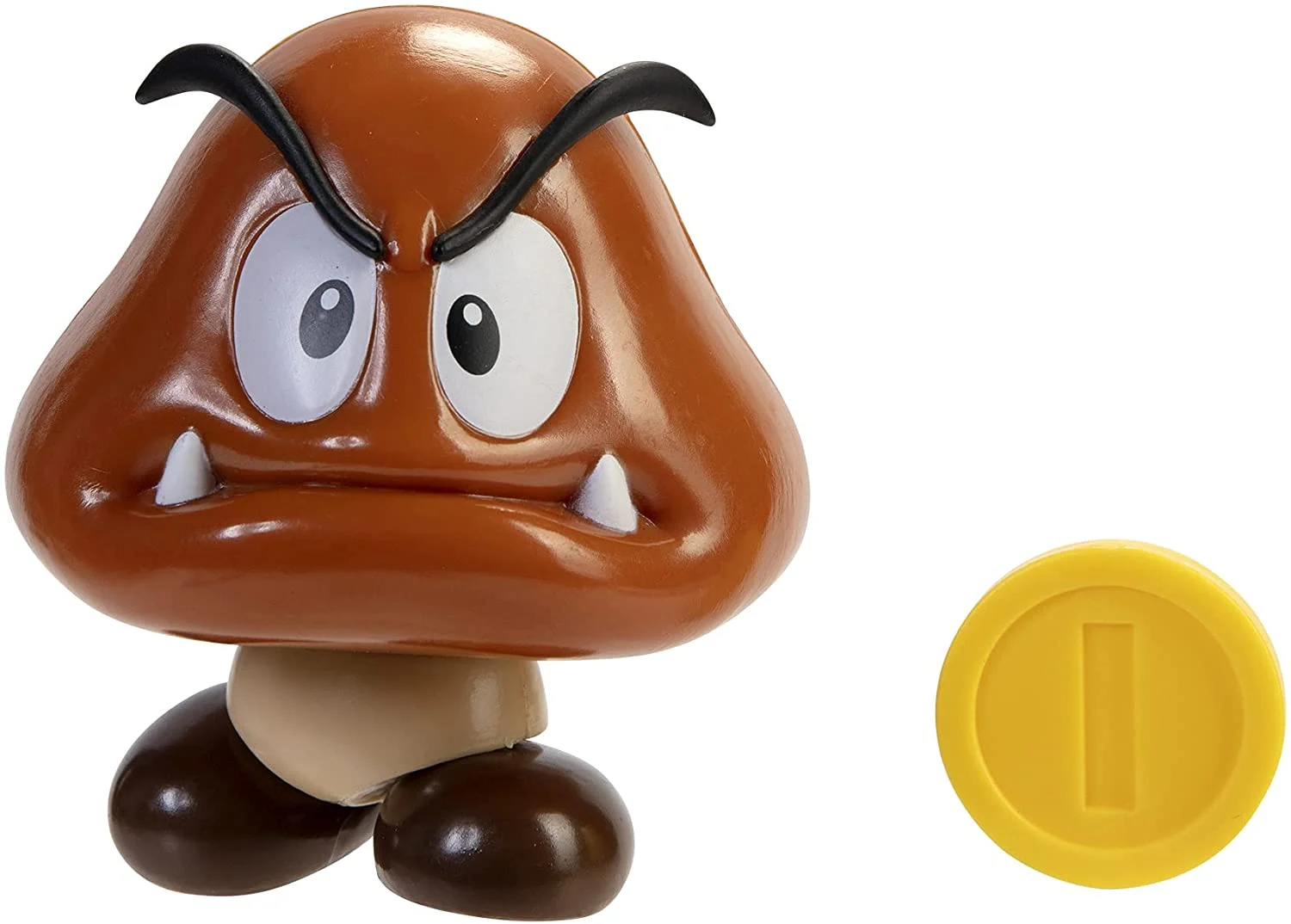 Jakks Pacific 4 Inch Action Figure - Super Mario - Goomba