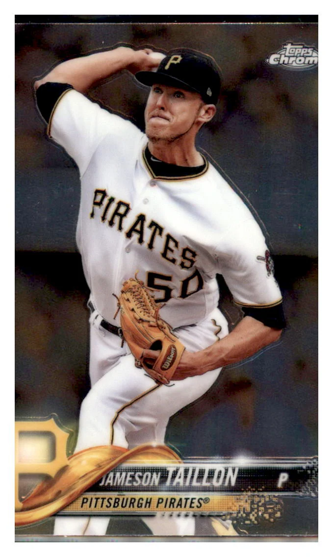 Jameson Taillon 2018 Topps Chrome Pittsburgh Pirates #75 Baseball Card M32P3