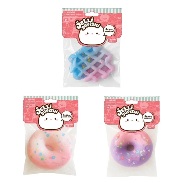 Jelli Squishi Paw Print Large Squishy Toy - Assorted Styles