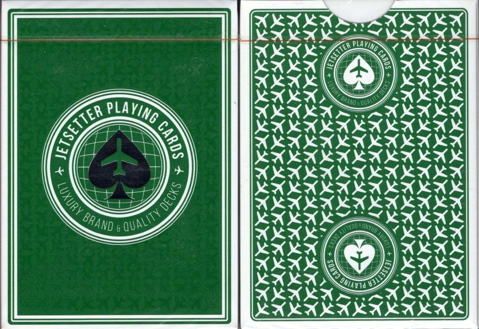 Jetsetter Premier Green Playing Cards EPCC
