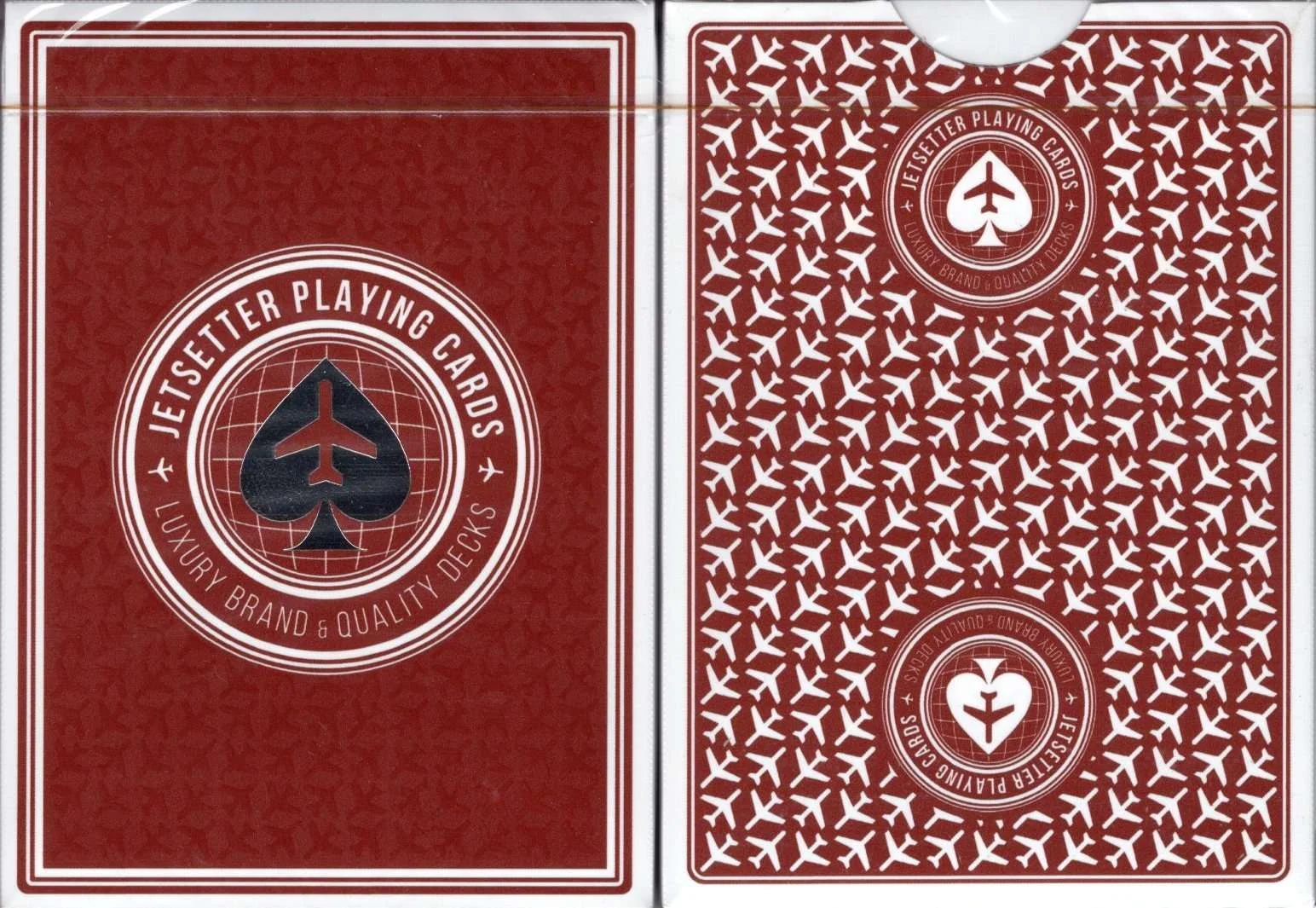 Jetsetter Restricted Red Playing Cards EPCC
