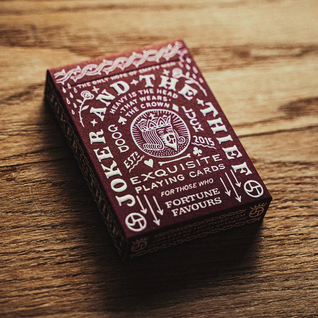 Joker and the Thief Crown: Royal Purple Edition Playing Cards