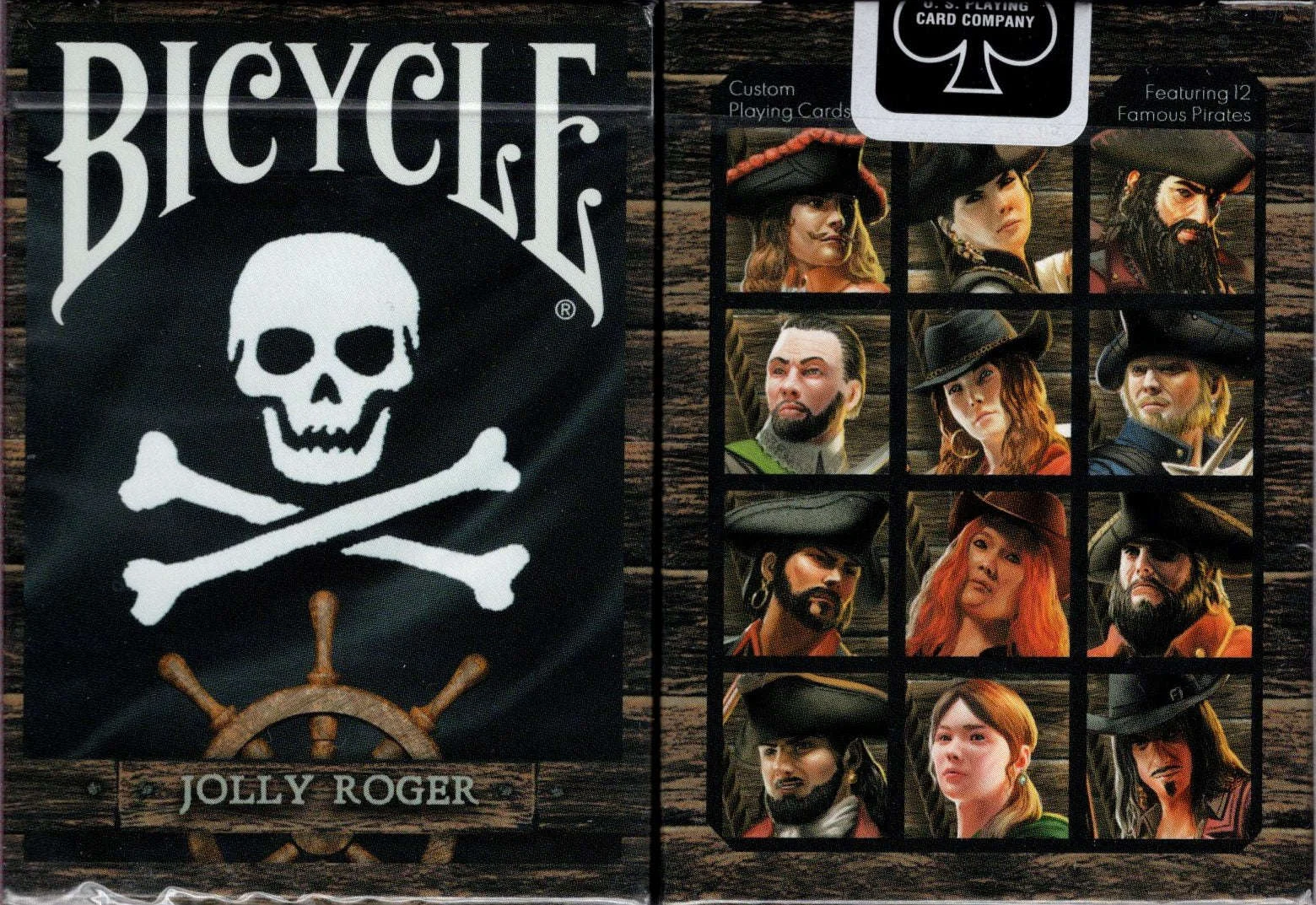 Jolly Roger Gilded Bicycle Playing Cards