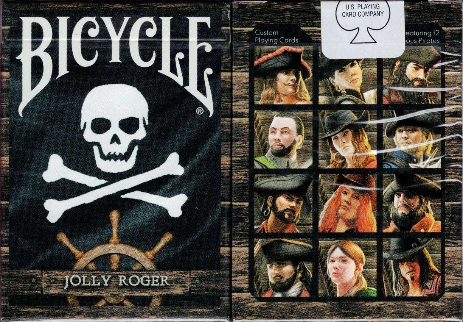 Jolly Roger Stripper Bicycle Playing Cards