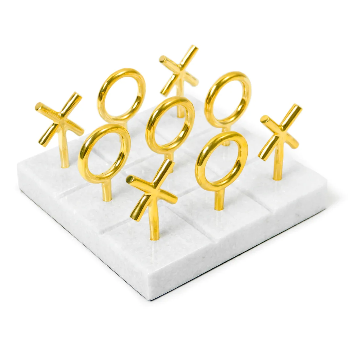 Jonathan Adler Brass Tic Tac Toe Set