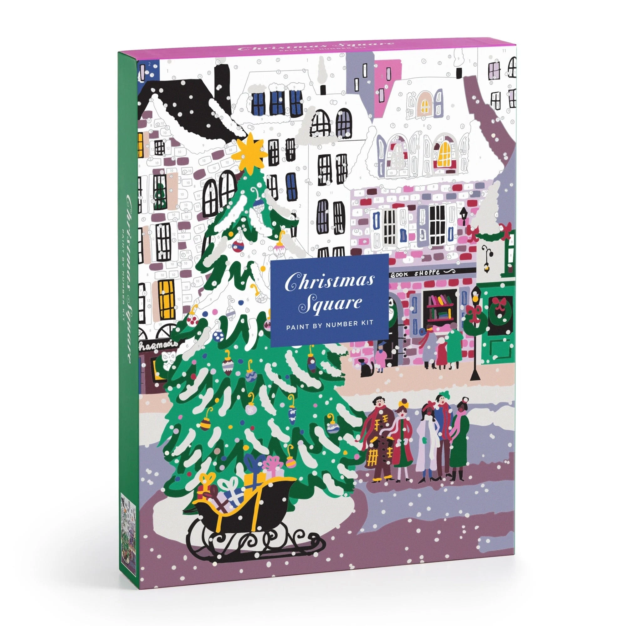 Joy Laforme Christmas Square 9 x 12 Paint by Number Kit