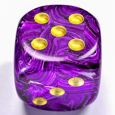 Jumbo 50mm Vortex d6 - Purple