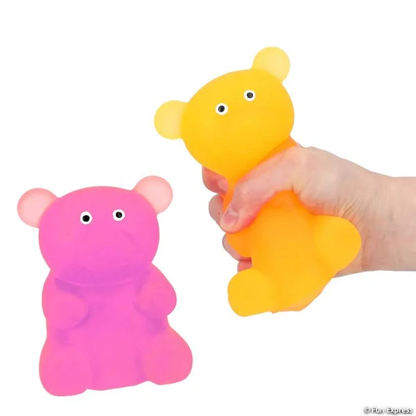 Jumbo Gummy Bear Squishy Stress Toy - 2.5" x 4.5" - Assorted Colors