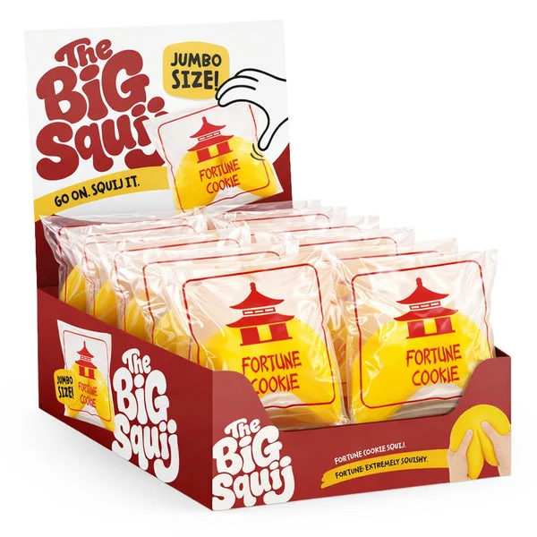 Jumbo Squishy Fortune Cookie Novelty Stress Toy
