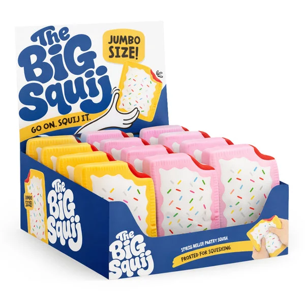 Jumbo Squishy Pop Tart Stress Toy - Assorted Colors