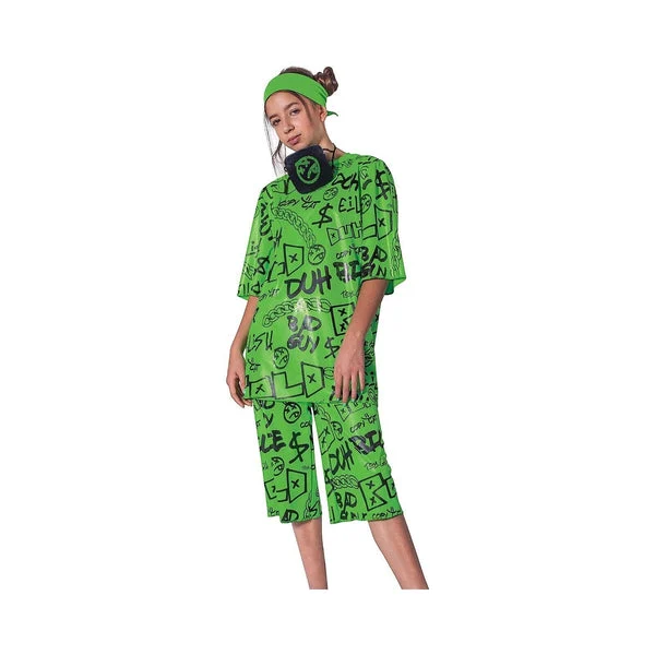 Kid's Classic Green Billie Eilish Costume - M (7-8) - Halloween Costumes