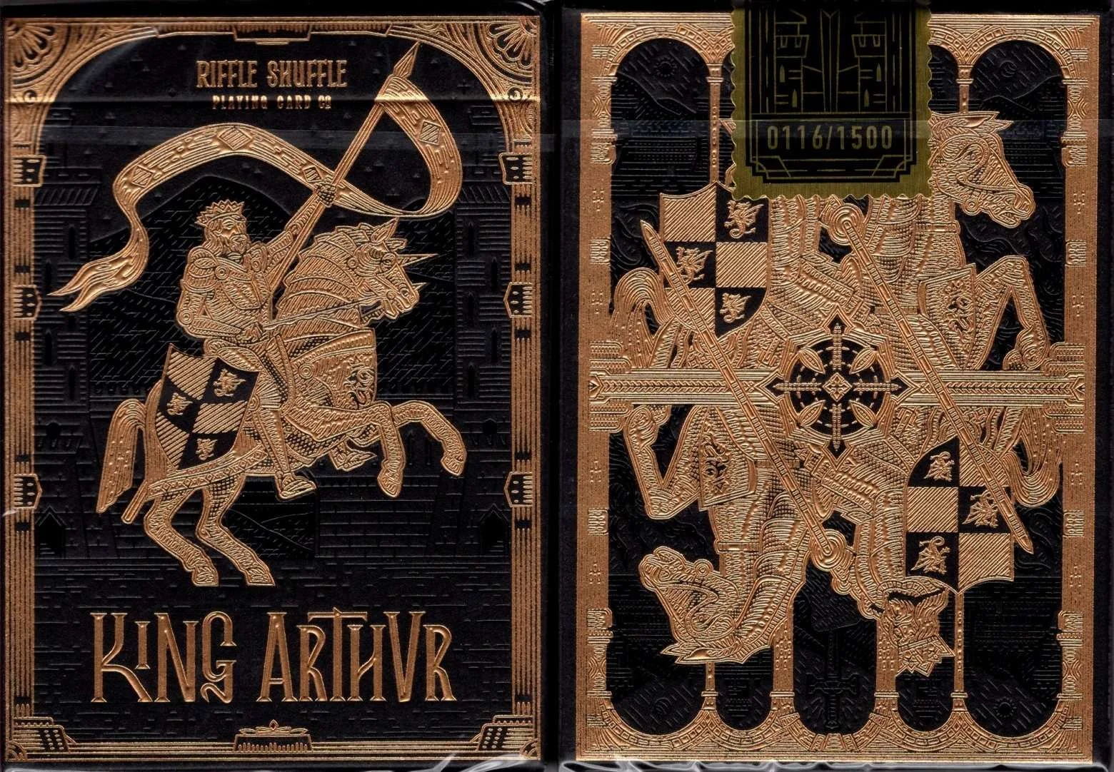 King Arthur Gold Playing Cards USPCC