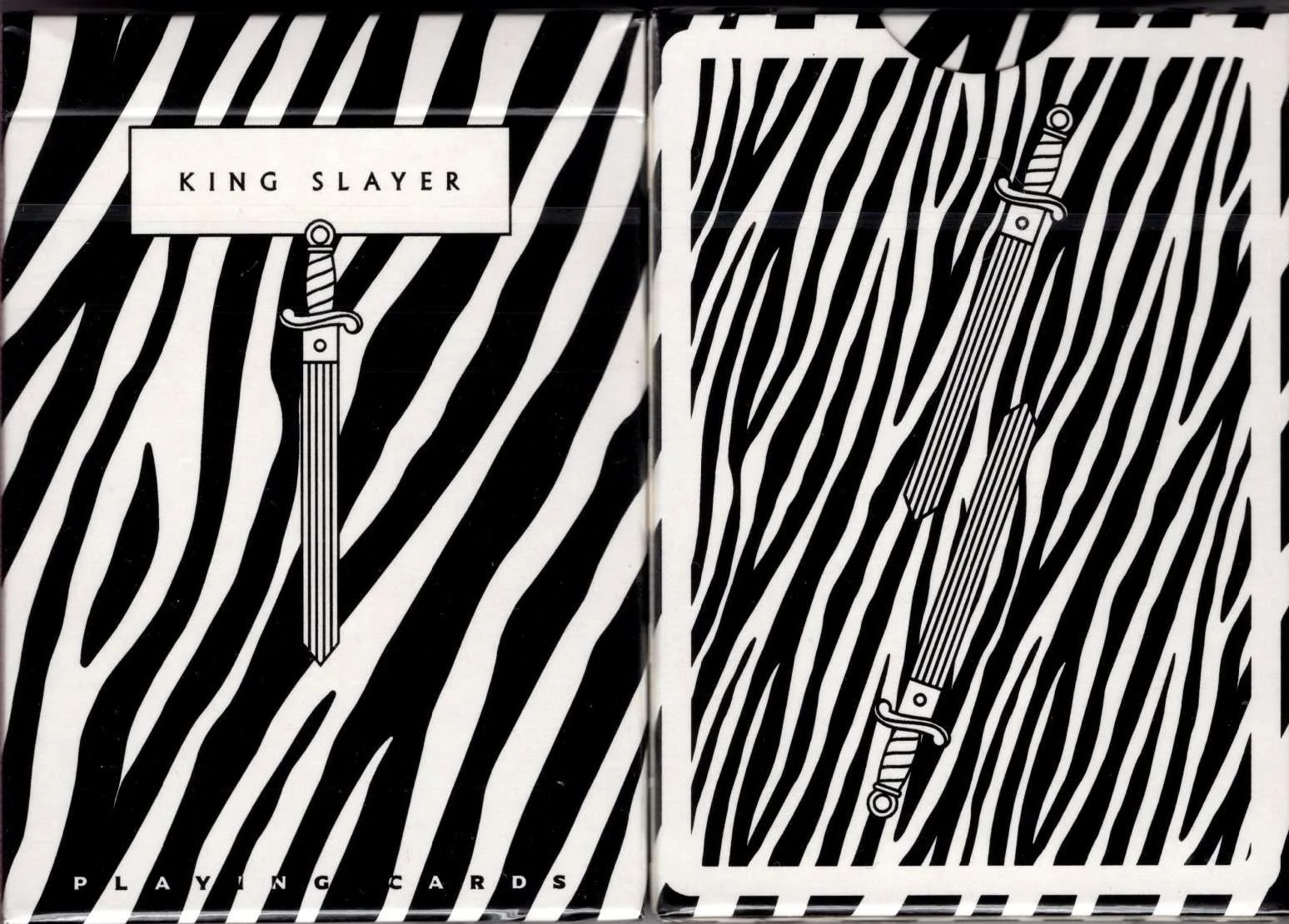 King Slayer Zebra Playing Cards Cartamundi