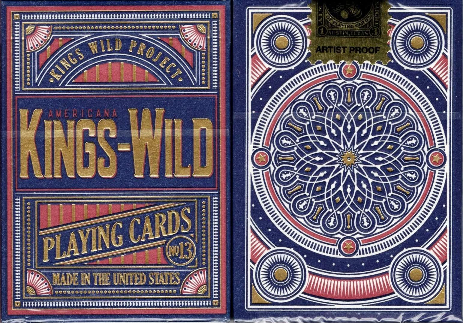 Kings Wild Americanas Limited Playing Cards USPCC
