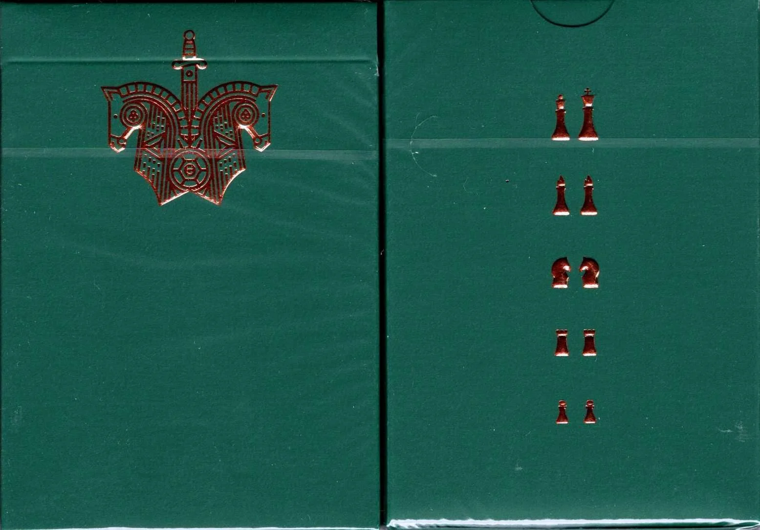 Knights Green Playing Cards Cartamundi