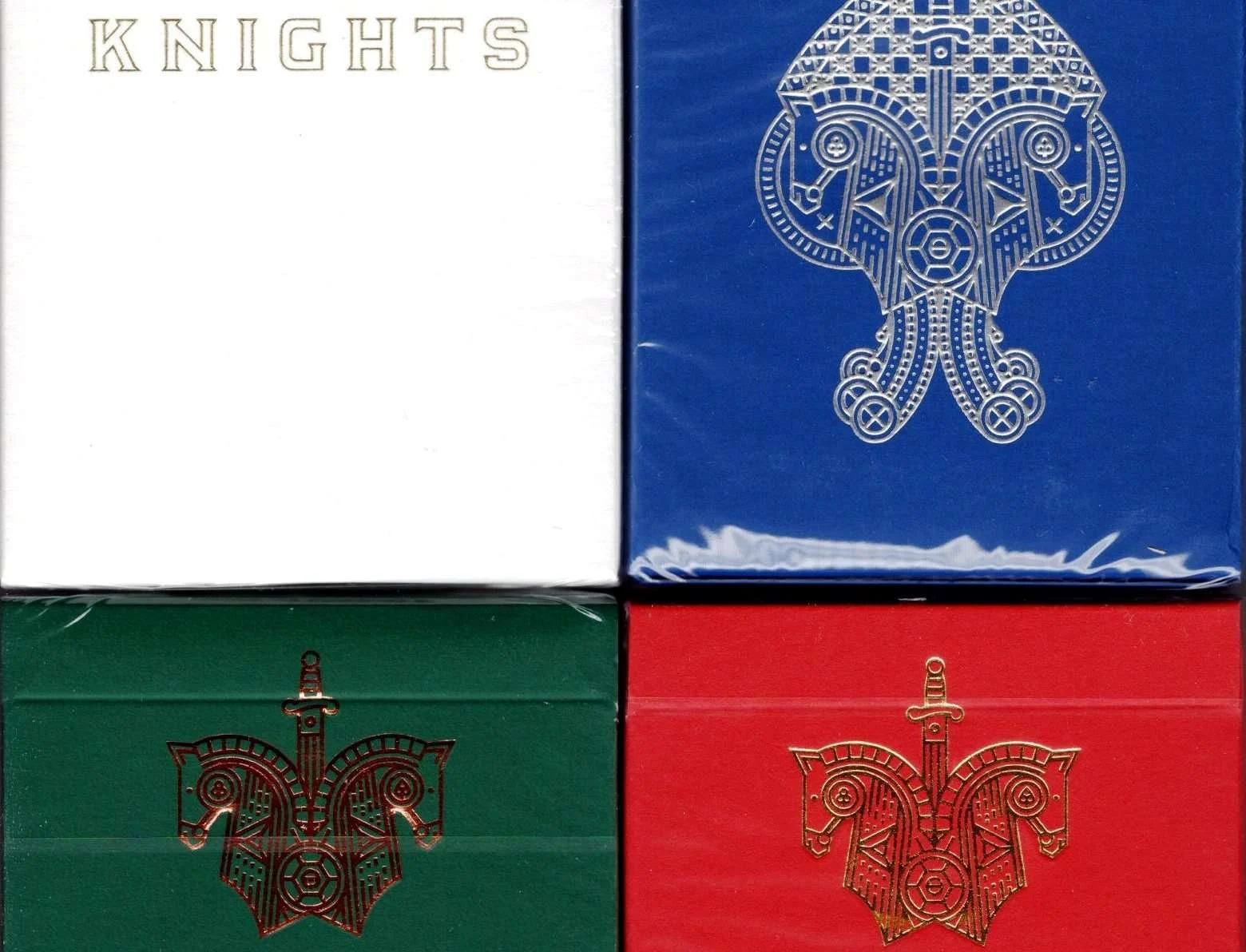 Knights Playing Cards 4 Deck Set