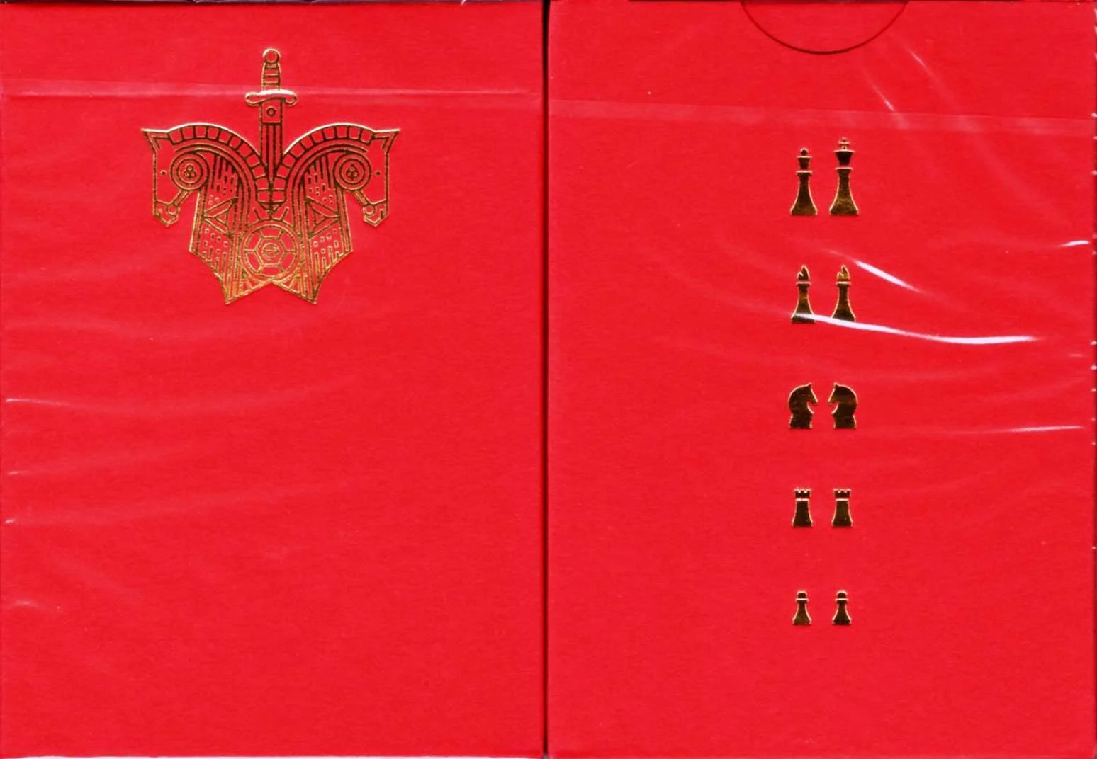Knights Red Playing Cards USPCC