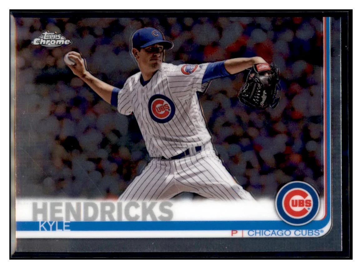 Kyle Hendricks 2019 Topps Chrome Chicago Cubs Baseball CardCBT1C _1a