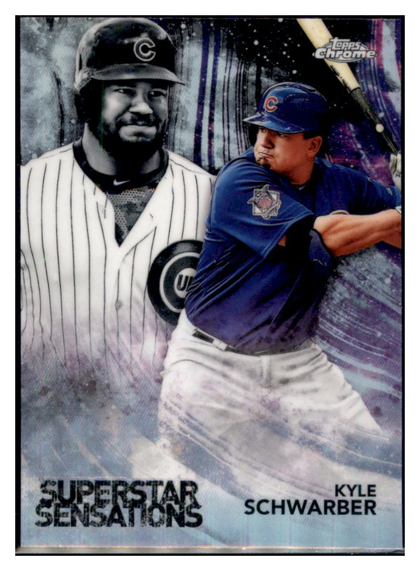 Kyle Schwarber 2018 Topps Chrome Chicago Cubs #SS-10 Baseball Card MATV4A