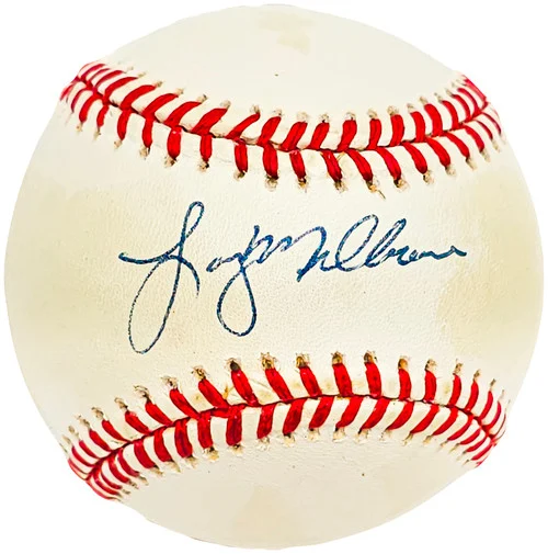 Larry Milbourne Autographed Official NL Baseball New York Yankees, Seattle Mariners Beckett BAS #F27070