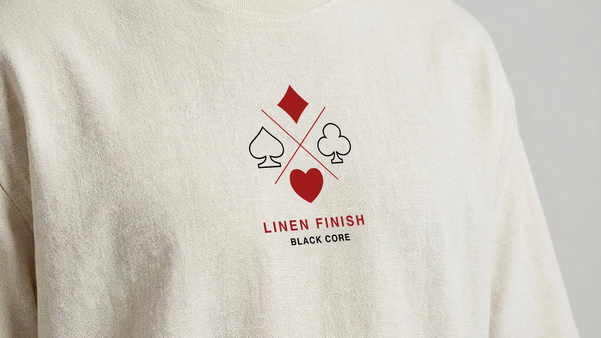 'Linen Finish' Vintage Oversized Cotton Tee