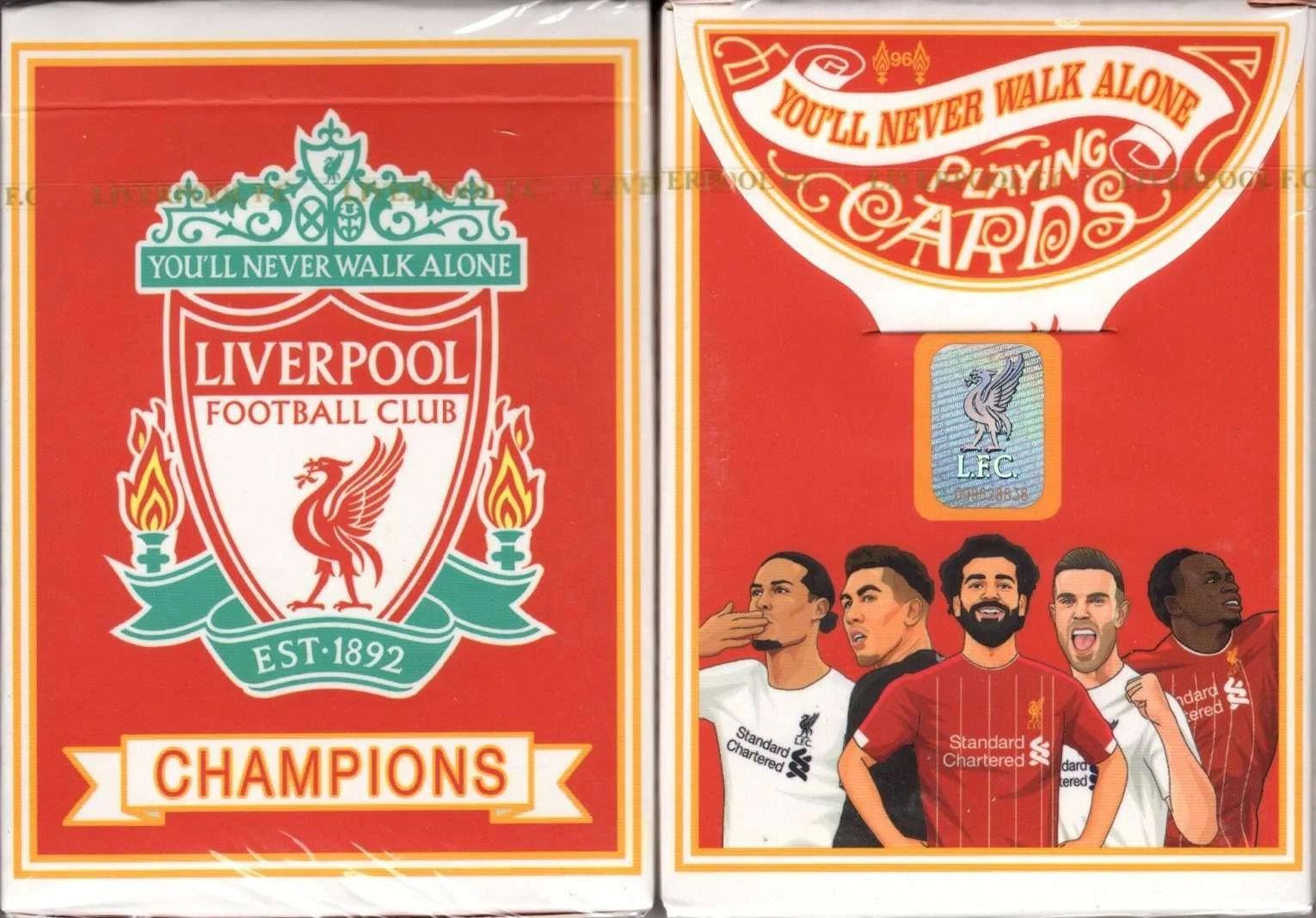 Liverpool Soccer Playing Cards