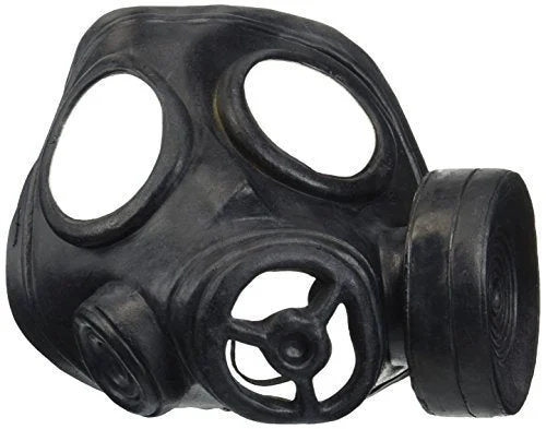 Loftus Realistic Look Biohazard Costume Gas Mask, Black, One Size