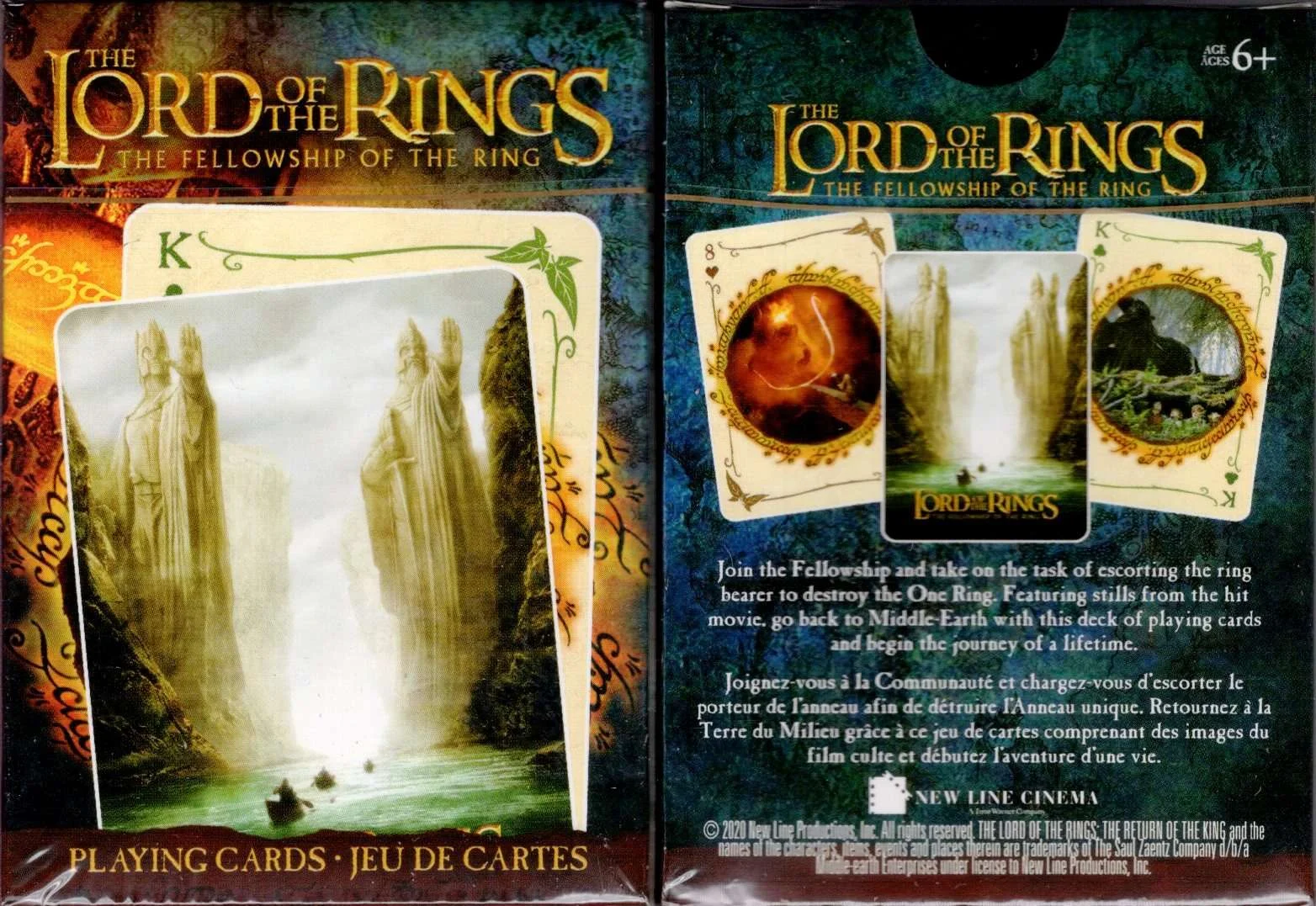 Lord of the Rings The Fellowship Of The Ring Playing Cards Aquarius