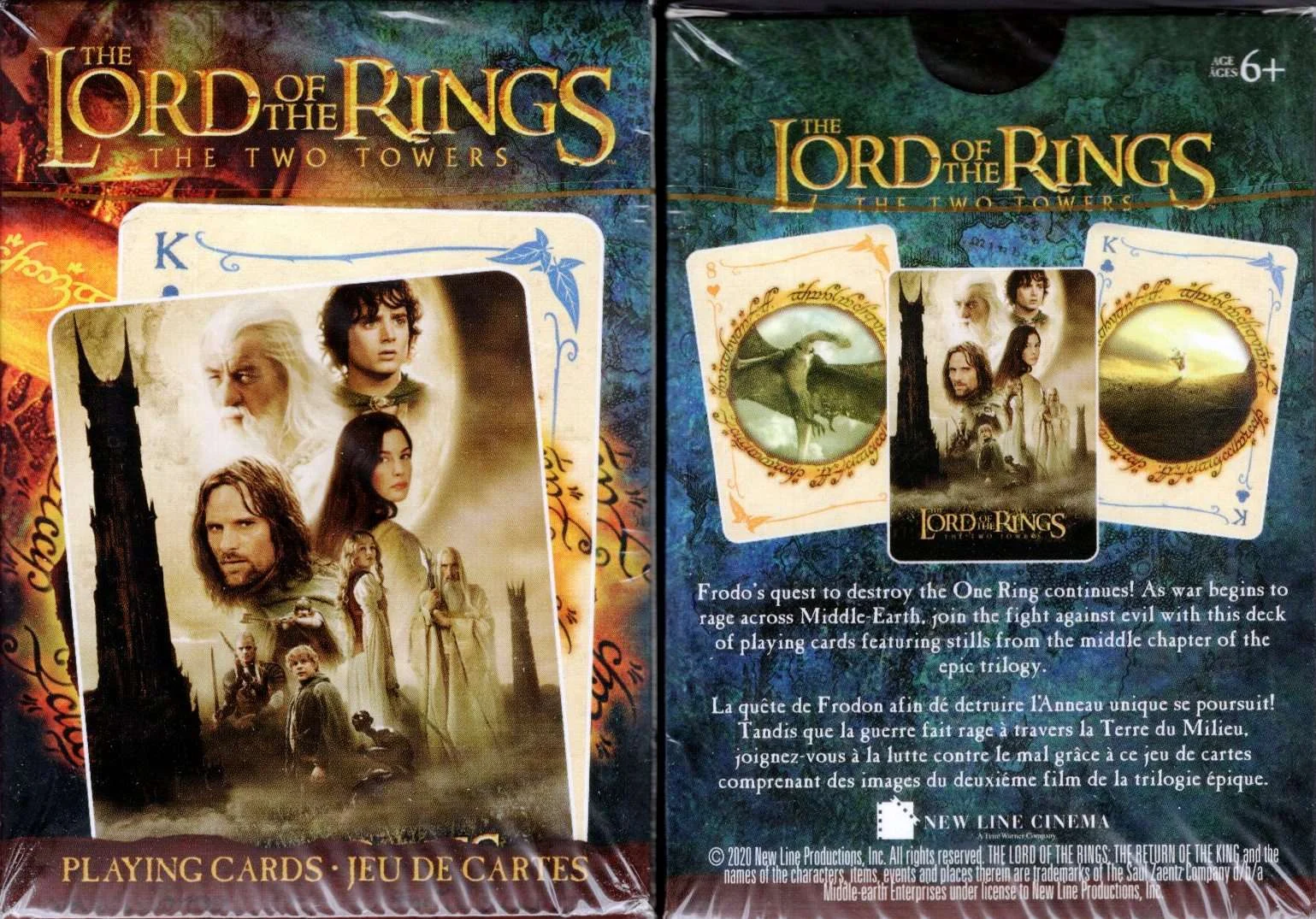 Lord of the Rings The Two Towers Playing Cards Aquarius