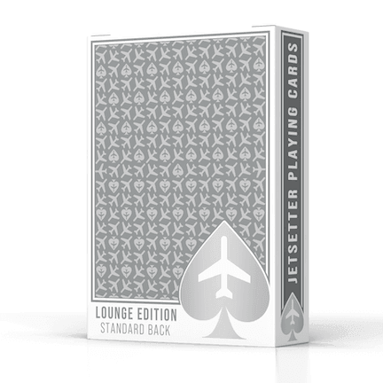 Lounge Edition in Jetway - Silver Jetsetter Playing Cards