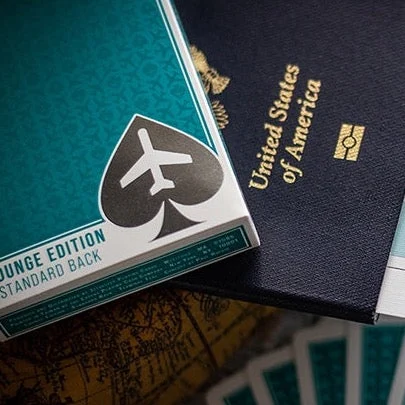 Lounge Edition in Terminal Teal by Jetsetter Playing Cards