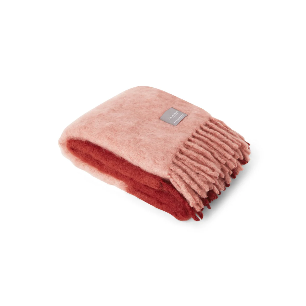 Luxury Kid Mohair Blanket Dip Dyed