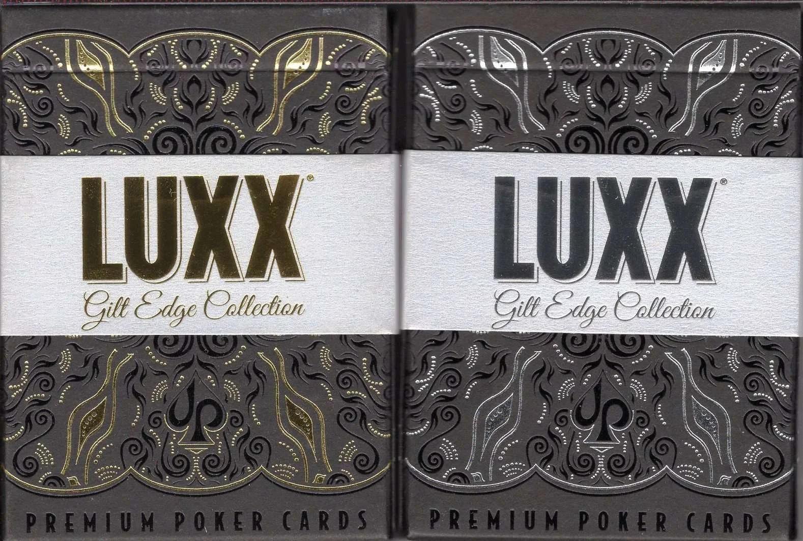 LUXX Gilt Edge Playing Cards LPCC - Gold & Silver