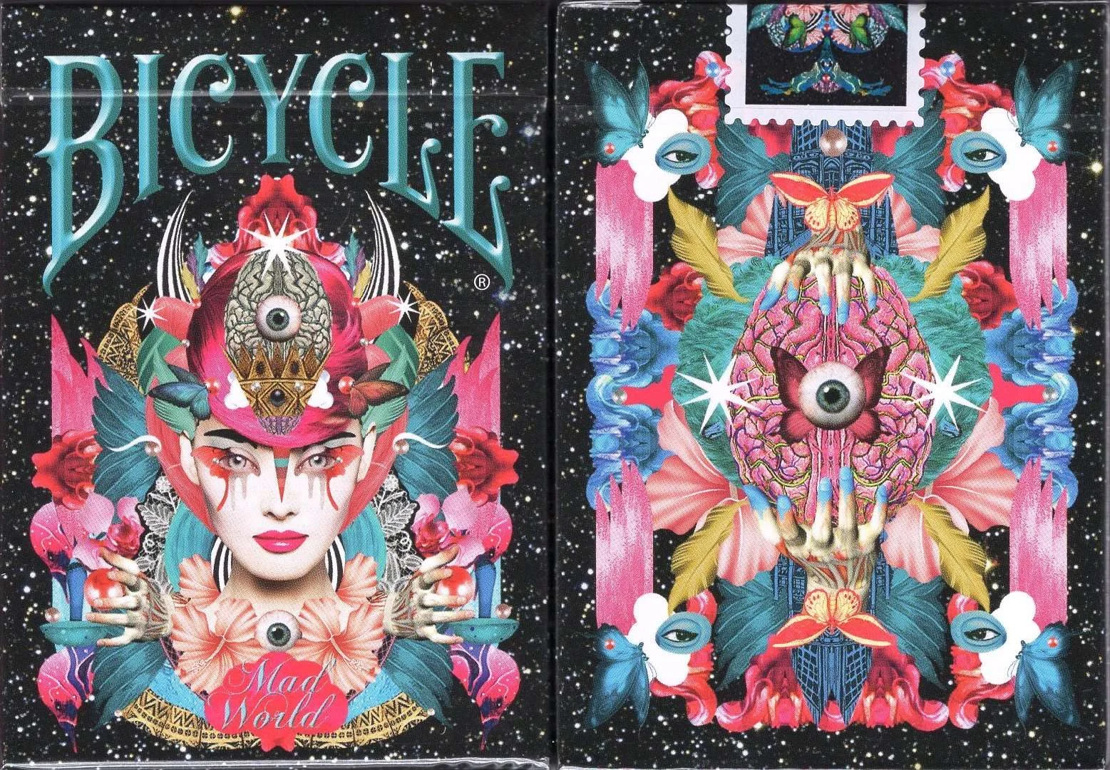 Mad World Bicycle Playing Cards