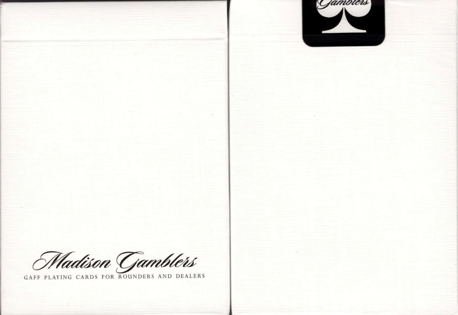 Madison Gamblers Gaff Playing Cards USPCC