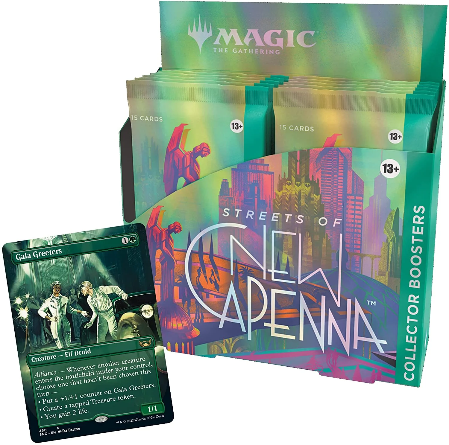 Magic: The Gathering Collector Booster Box Case - Streets of New Capenna (Case of 6)