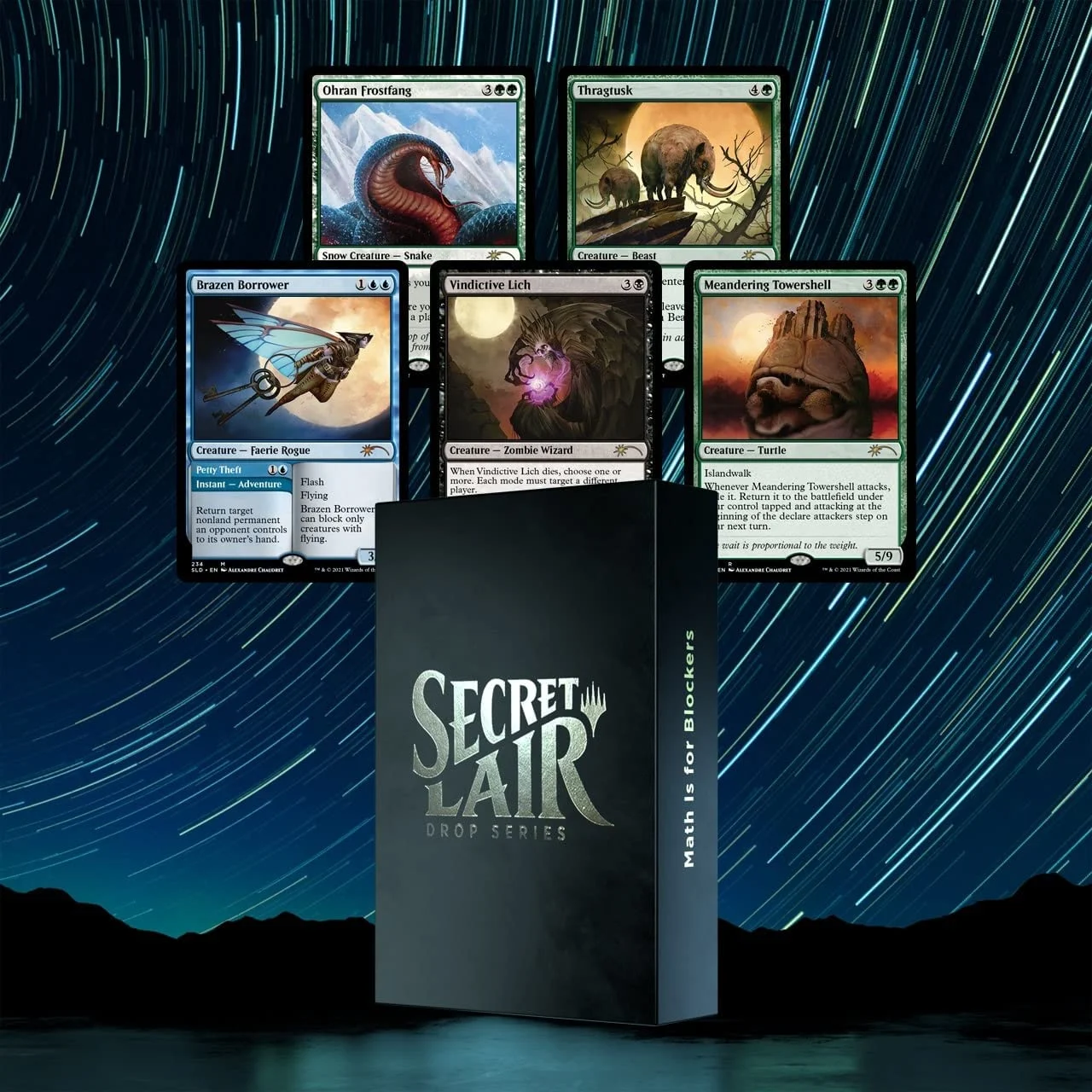 Magic: The Gathering Secret Lair - Non-Foil Edition - Math is for Blockers