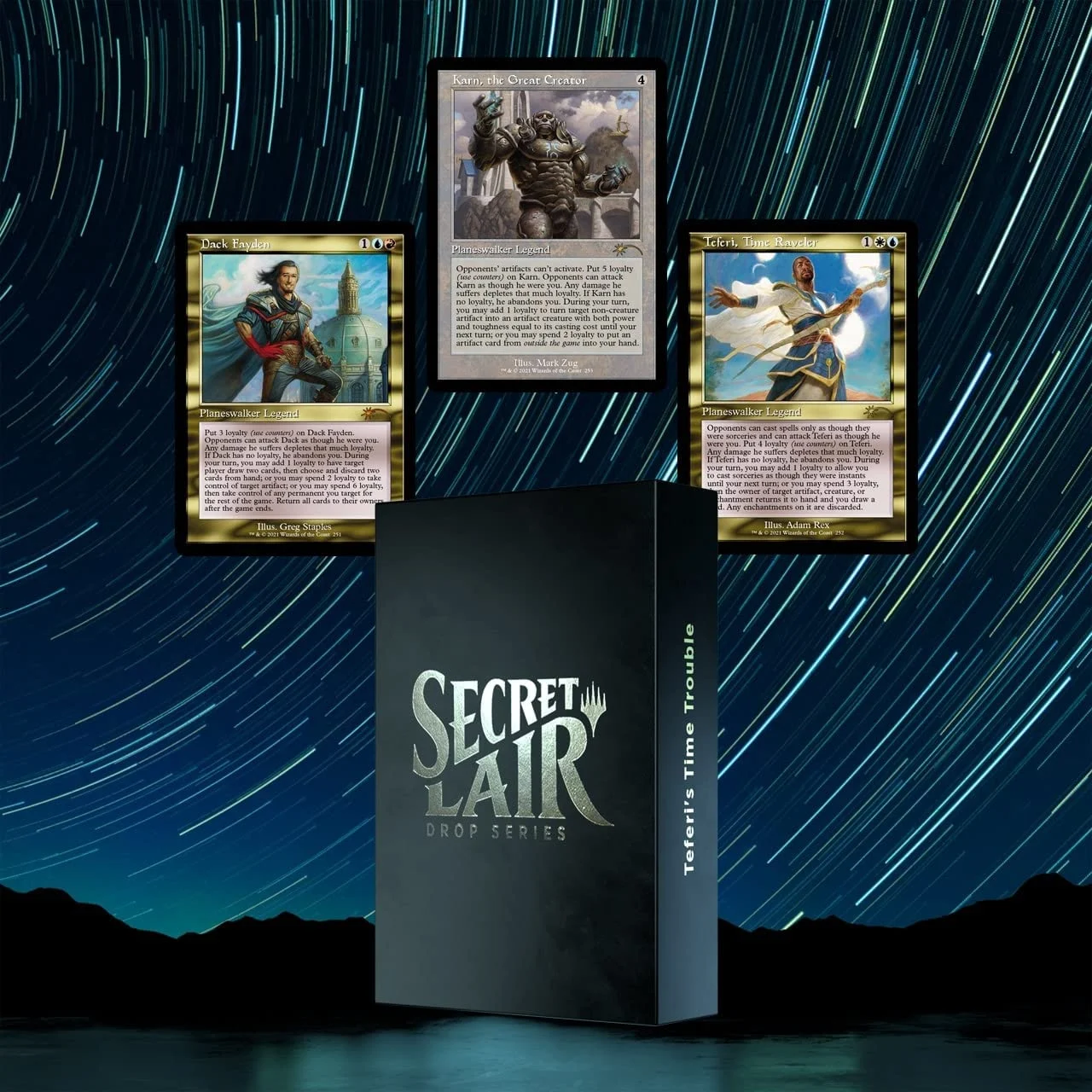 Magic: The Gathering Secret Lair - Non-Foil Edition - Teferi's Time Trouble