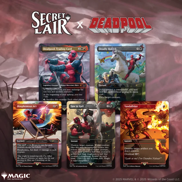 Magic the Gathering Secret Lair x Marvel's Deadpool (Non-Foil)